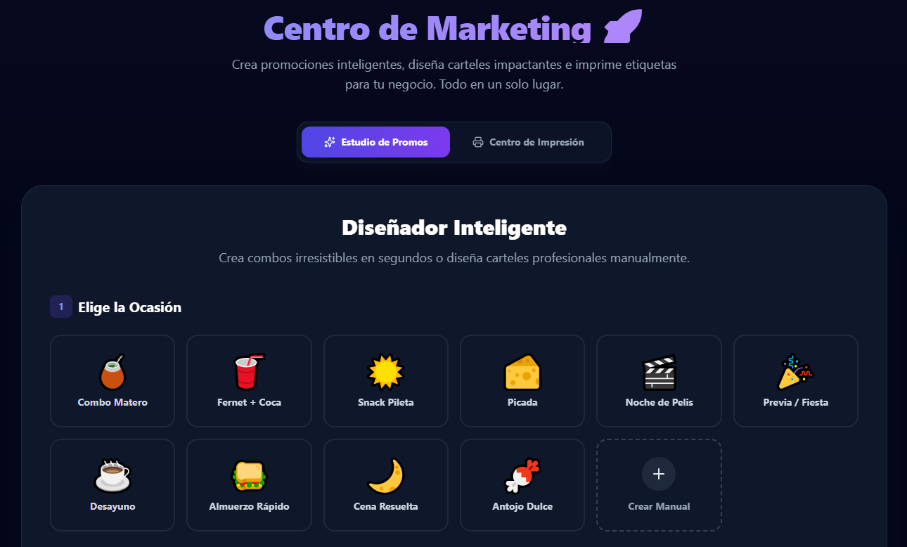 Centro de Marketing Overview