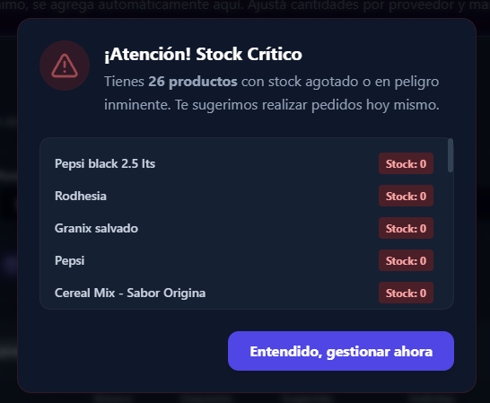 Alerta de Bajo Stock