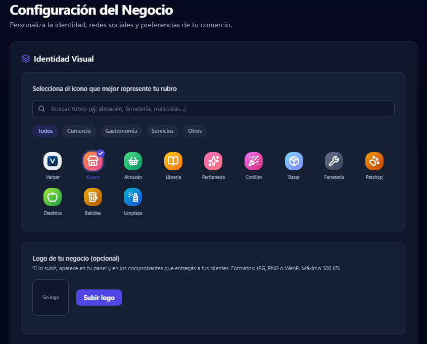 Configuración de Logo