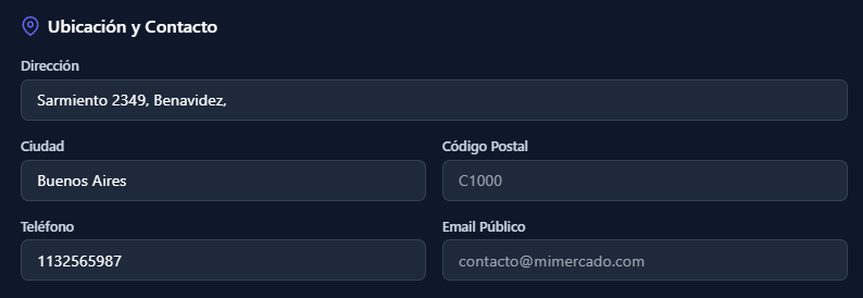 Ubicación y Contacto