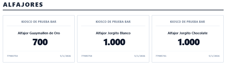 Selección de Productos