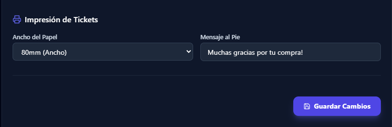 Configuración de Impresión