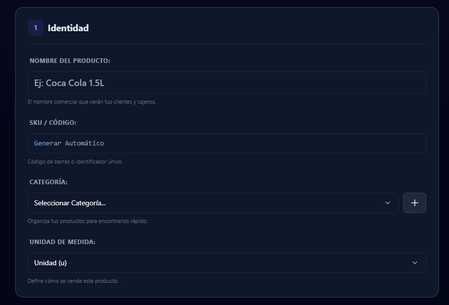 Identidad del Producto