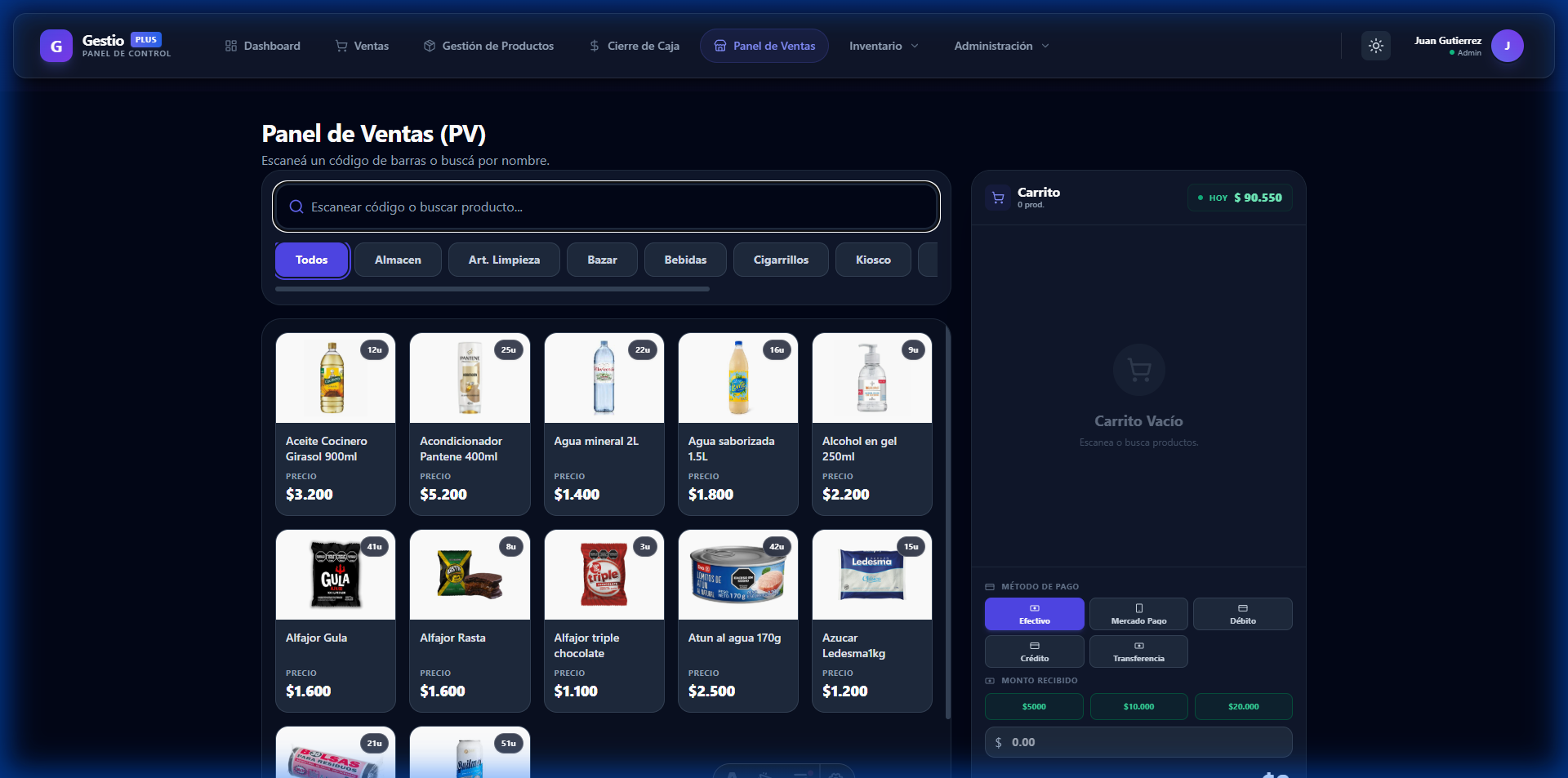Gestión de Inventario Inteligente